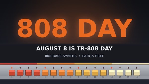808 DAY — 7 best 808 bass synth plugins