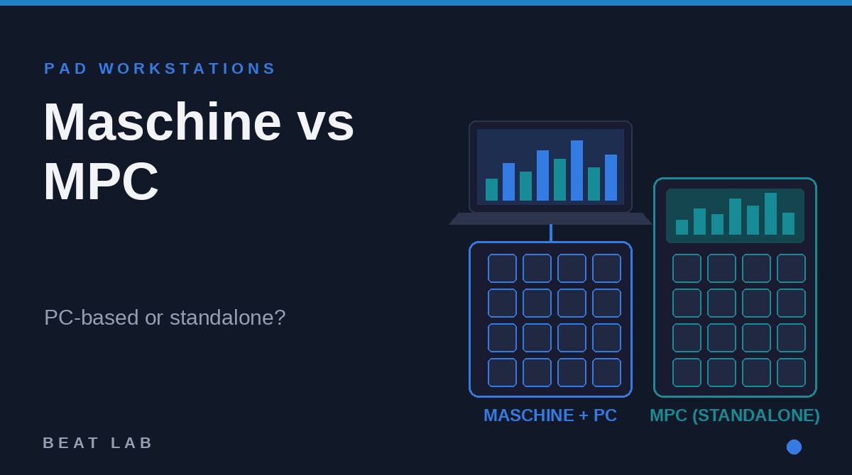 Maschine vs MPC どっちを買う？PC派かスタンドアロン派かで選ぶ